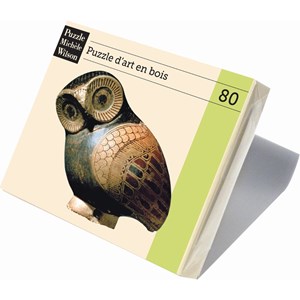 Puzzle Michele Wilson (A501-80) - "Owl Vase" - 80 pieces puzzle