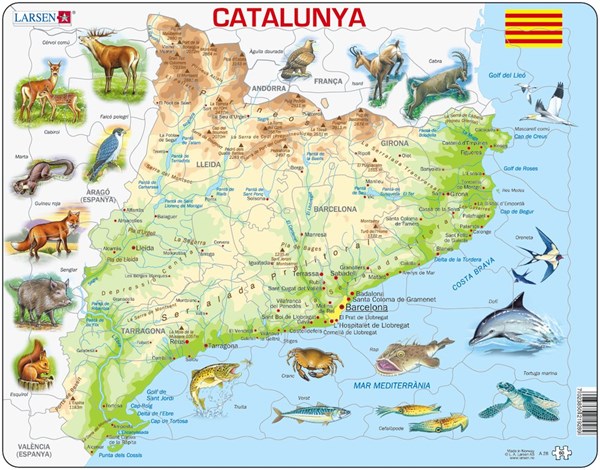 Larsen (A28) - "Catalonia" - 60 pieces puzzle