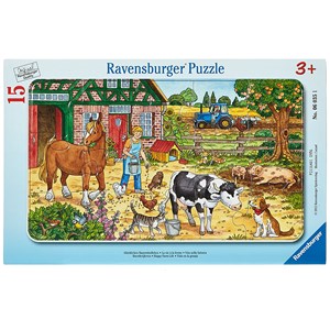 Ravensburger (06035) - "Life at the Farm" - 15 pieces puzzle