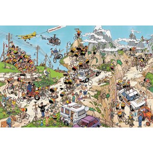 Jumbo (02086) - Jan van Haasteren: "The Tour de France" - 1500 pieces puzzle