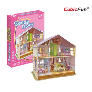 Cubic Fun (P678h) - "Sara's Home" - 94 pieces puzzle