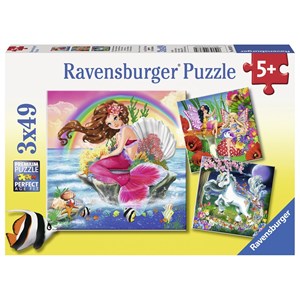 Ravensburger (09367) - "World of mythical creatures" - 49 pieces puzzle