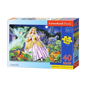Castorland (B-040155) - "Cinderella" - 40 pieces puzzle