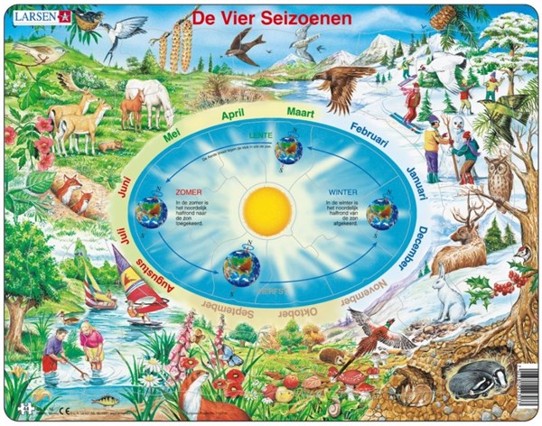 Larsen (SS3-NL) - "The Seasons - NL" - 44 pieces puzzle