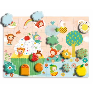 Djeco (07012) - "Surprise" - 24 pieces puzzle