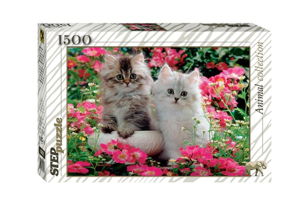 Step Puzzle (83022) - "Kittens" - 1500 pieces puzzle
