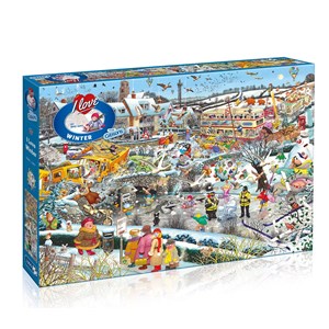Gibsons (G7056) - "I Love Winter" - 1000 pieces puzzle