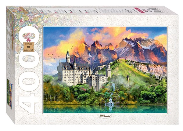 Step Puzzle (85408) - "Neuschwanstein, Germany" - 4000 pieces puzzle