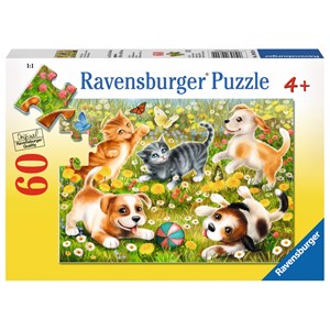 Ravensburger (09624) - "Cats & Dogs" - 60 pieces puzzle