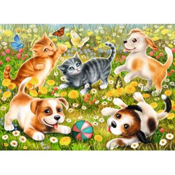 Ravensburger (09624) - "Cats & Dogs" - 60 pieces puzzle