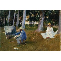 Grafika Kids (00103) - John Singer Sargent: "Claude Monet by John Singer Sargent, 1885" - 100 pieces puzzle