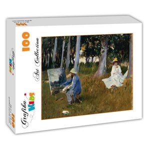 Grafika Kids (00103) - John Singer Sargent: "Claude Monet by John Singer Sargent, 1885" - 100 pieces puzzle
