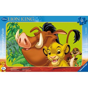 Ravensburger (06008) - "The Lion King, Simba the Lion Cub" - 15 pieces puzzle