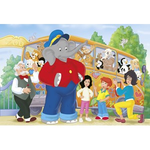 Schmidt Spiele (56049) - "Benjamin The Elephant, Trip to the Zoo" - 20 pieces puzzle