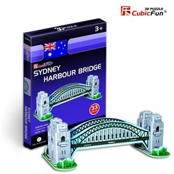 Cubic Fun (S3002H) - "Autralia, Sydney Harbour Bridge" - 33 pieces puzzle