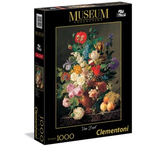 Clementoni (31415) - Jan Frans Van Dael: "Flowers in Vase" - 1000 pieces puzzle