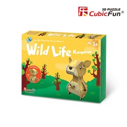 Cubic Fun (K1504H) - "Kangaroo" - 14 pieces puzzle