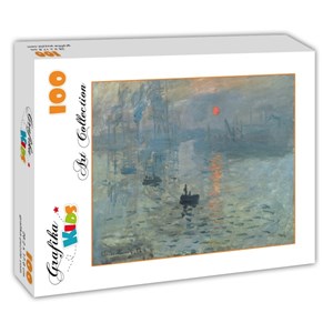 Grafika Kids (00089) - Claude Monet: "Impression au Soleil Levant, 1872" - 100 pieces puzzle