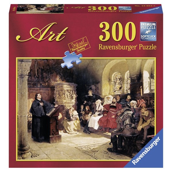 Ravensburger (13953) - "Preaching On The Wartburg" - 300 pieces puzzle
