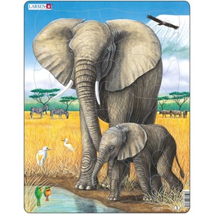 Larsen (D8) - "The Elephant" - 32 pieces puzzle