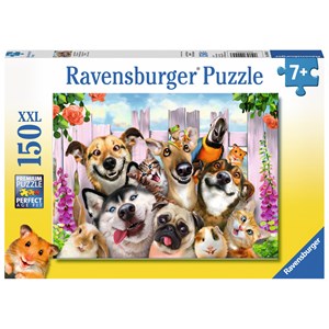 Ravensburger (10045) - "Funny Animal Selfie" - 150 pieces puzzle