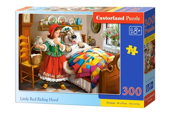 Castorland (B-030118) - "Little Red Riding Hood" - 300 pieces puzzle