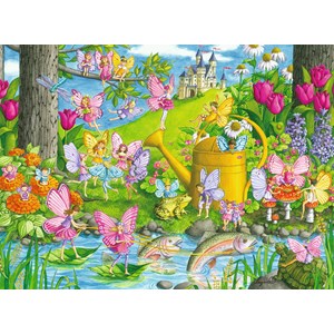 Ravensburger (10602) - "Fairy Playland" - 100 pieces puzzle
