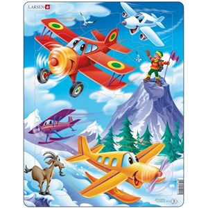 Larsen (US12) - "Funny Planes" - 20 pieces puzzle