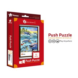 Pintoo (U1002) - "Dolphins and wreckage of boat" - 48 pieces puzzle