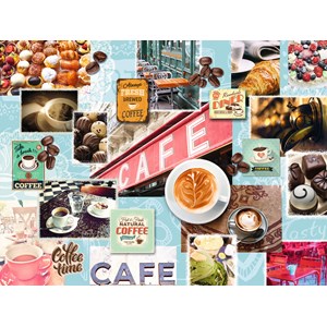 Ravensburger (16346) - "Coffee and Dessert" - 1500 pieces puzzle