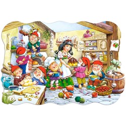 Castorland (C-02207) - "Snow-White and the Seven Dwarfs" - 20 pieces puzzle