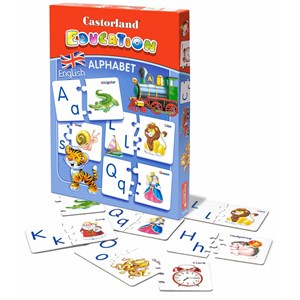 Castorland (E-043) - "Alphabet in English" - 52 pieces puzzle