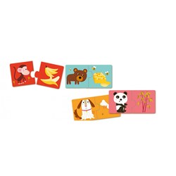 Djeco (08166) - "Duo Puzzle, Dinner's Ready!" - 2 pieces puzzle