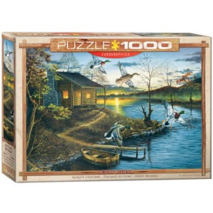 Eurographics (6000-0862) - Abraham Hunter: "Autumn Retreat" - 1000 pieces puzzle