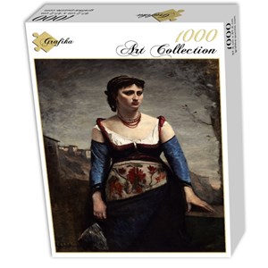 Grafika (01980) - Jean-Baptiste-Camille Corot: "Agostina, 1866" - 1000 pieces puzzle