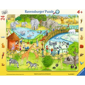 Ravensburger (06583) - "Zoo" - 24 pieces puzzle