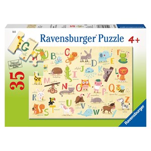 Ravensburger (08761) - "A-Z Animals" - 35 pieces puzzle