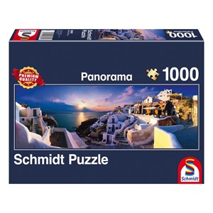 Schmidt Spiele (58281) - "Santorini" - 1000 pieces puzzle