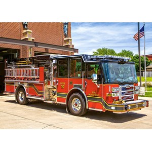 Castorland (B-52660) - "Fire Engine" - 500 pieces puzzle