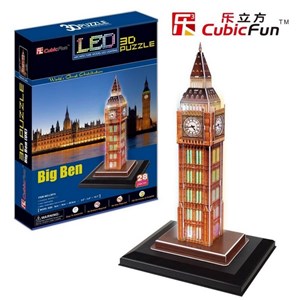 Cubic Fun (L501H) - "Big Ben" - 28 pieces puzzle