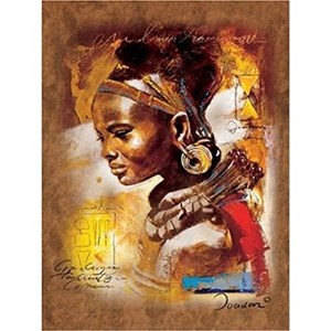 Ravensburger (15352) - "Young African Woman" - 1000 pieces puzzle