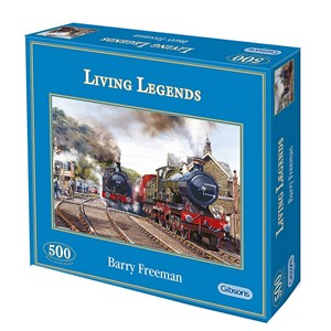 Gibsons (G3034) - "Legendary Locomotives" - 500 pieces puzzle