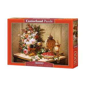 Castorland (C-300488) - "Tulips and Other Flowers" - 3000 pieces puzzle