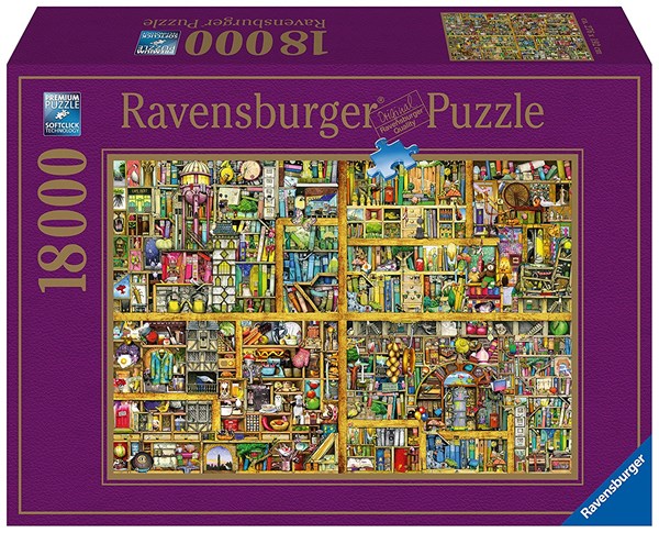 Ravensburger (17825) - Colin Thompson: "Magical Bookcase" - 18000 pieces puzzle