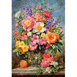 Castorland (C-103904) - "June Flowers in Radiance" - 1000 pieces puzzle