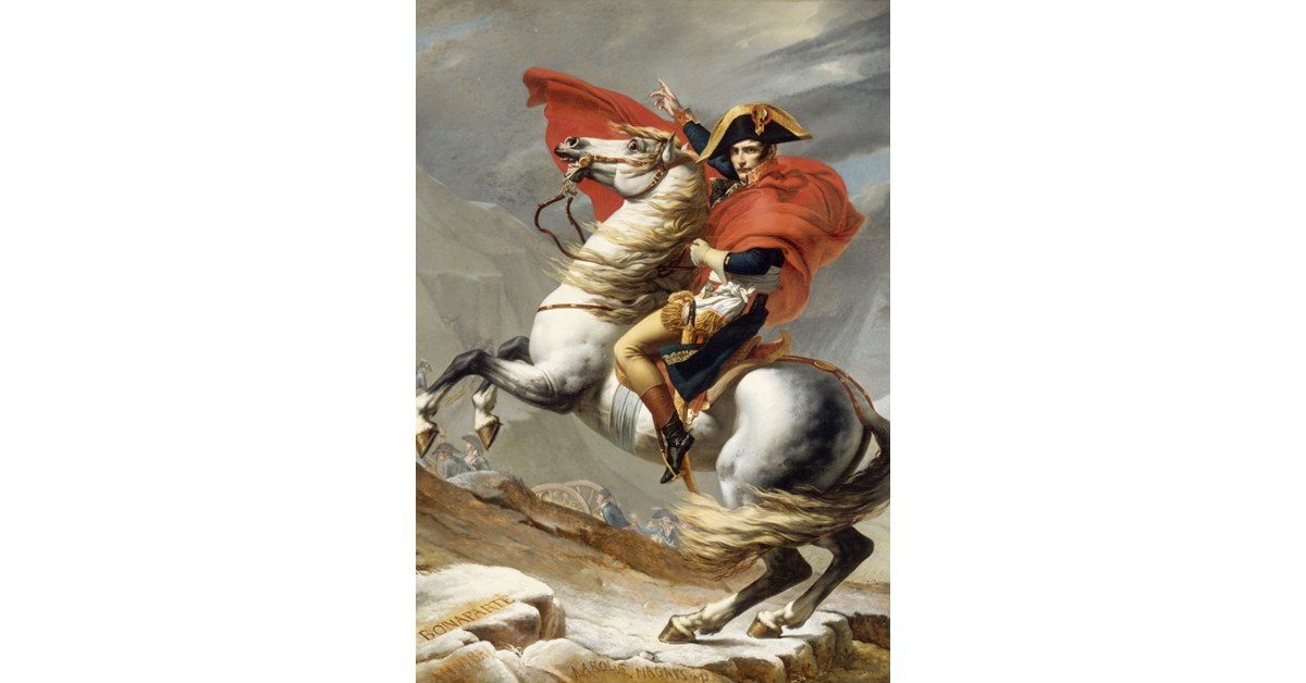 Jacques-Louis David, Napoleon Crossing the Alps