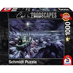 Schmidt Spiele (59374) - Carl Warner: "Stormy Sea" - 1000 pieces puzzle