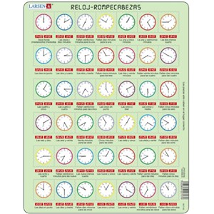 Larsen (OB7-ES) - "Reloj Rompecabezas - ES" - 42 pieces puzzle