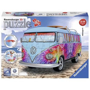 Ravensburger (12527) - "Volkswagen T1 Indian Summer" - 162 pieces puzzle