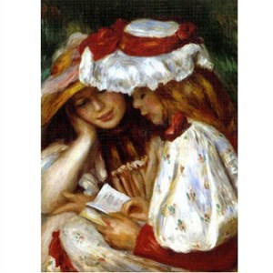 D-Toys (66909-RE08X) - Pierre-Auguste Renoir: "Two Girls Reading" - 1000 pieces puzzle